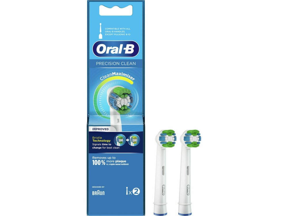 Oral-B Precision Clean Ανταλλακτικές Κεφαλές, 2τεμ