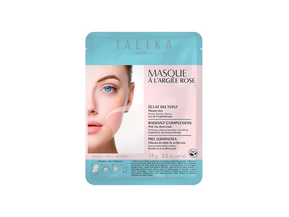 Talika Rose Argile Mask, Μάσκα με Ροζ Άργιλο, 15gr
