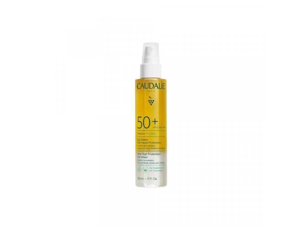 Caudalie Vinosun Spf50+ Protection Sun Water 150ml Αντηλιακό Προσώπου, Σώματος & Μαλλιών, 150ml
