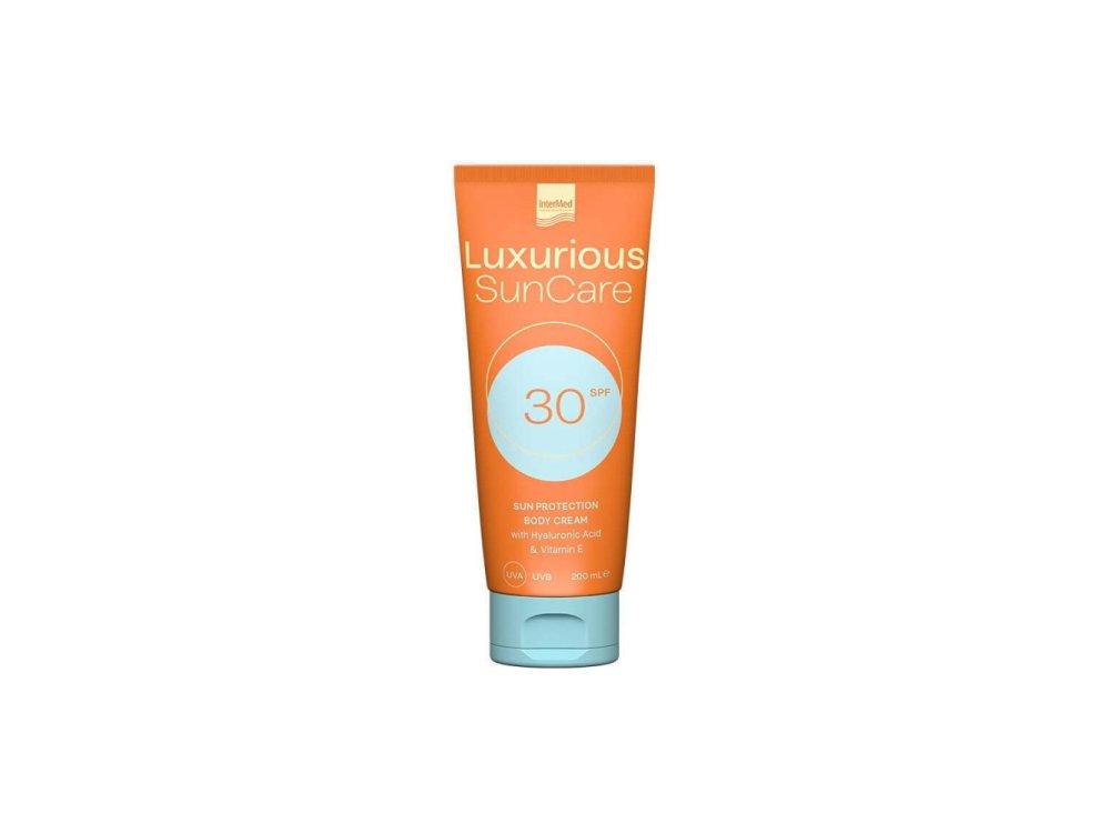 Intermed Luxurious Sun Care Body Cream SPF30 Αντηλιακή Κρέμα Σώματος, 200ml