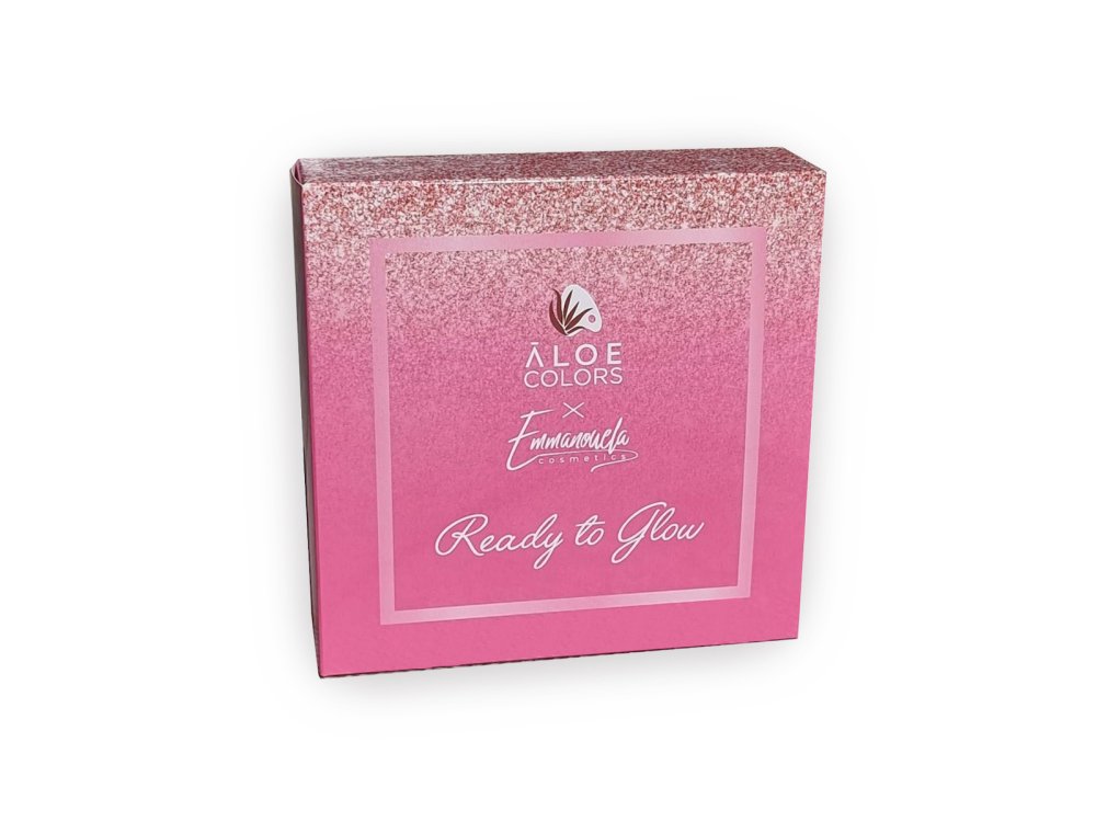 Aloe Colors x Emmanouela Cosmetics Ready to Glow Set με Golden Body Bronzer Cream Κρέμα Σώματος, 100ml & Secret Glow & Glitter Spray Λάμψης, 100ml & Lip Oil Έλαιο Χειλιών, 10ml