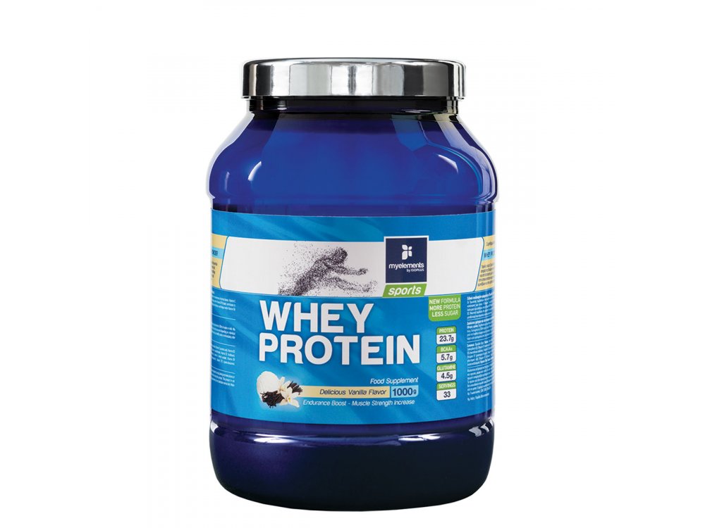 My Elements Sports Whey Protein High Performance Powder Vanilla 1000gr