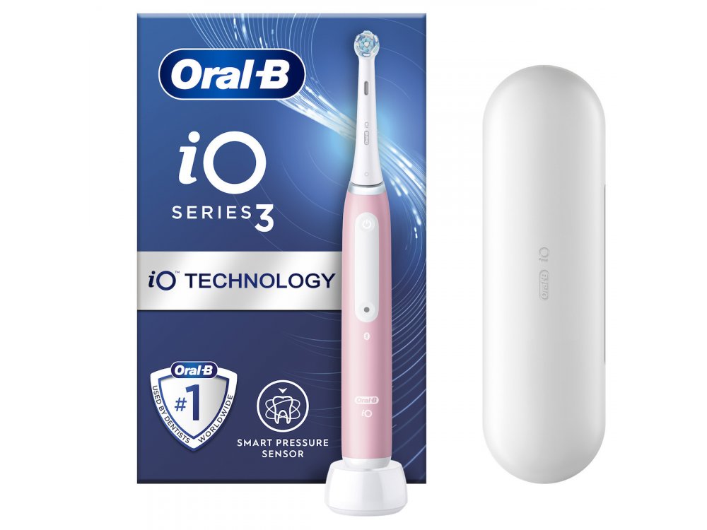 Oral-B iO Series 2 Clean & Gentle Ηλεκτρική Οδοντόβουρτσα Calm Pink, 1τμχ