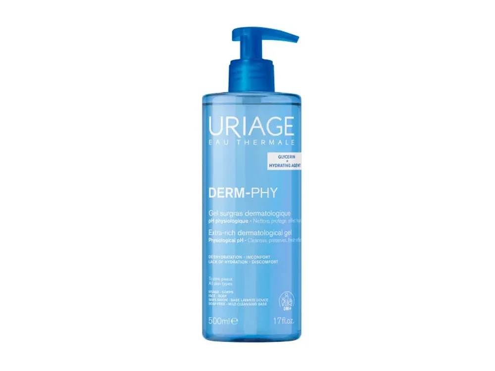 Uriage Extra Rich Dermatological Gel Εξαιρετικά Πλούσιο Δερματολογικό Τζελ Καθαρισμού, 500ml