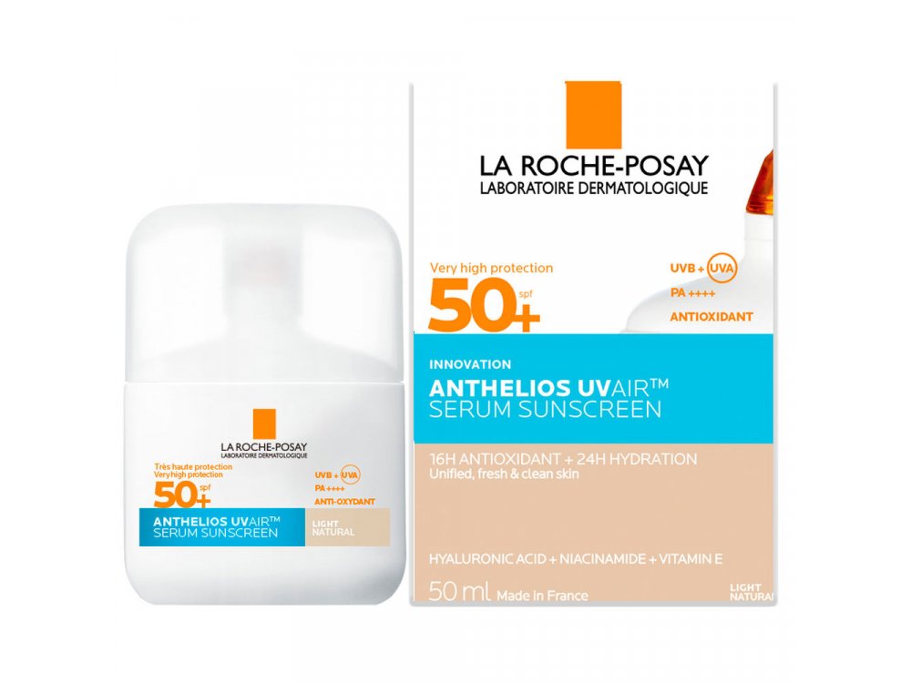 La Roche Posay Anthelios UV Air Αντηλιακός Ορός με Χρώμα Light SPF50+, 50ml