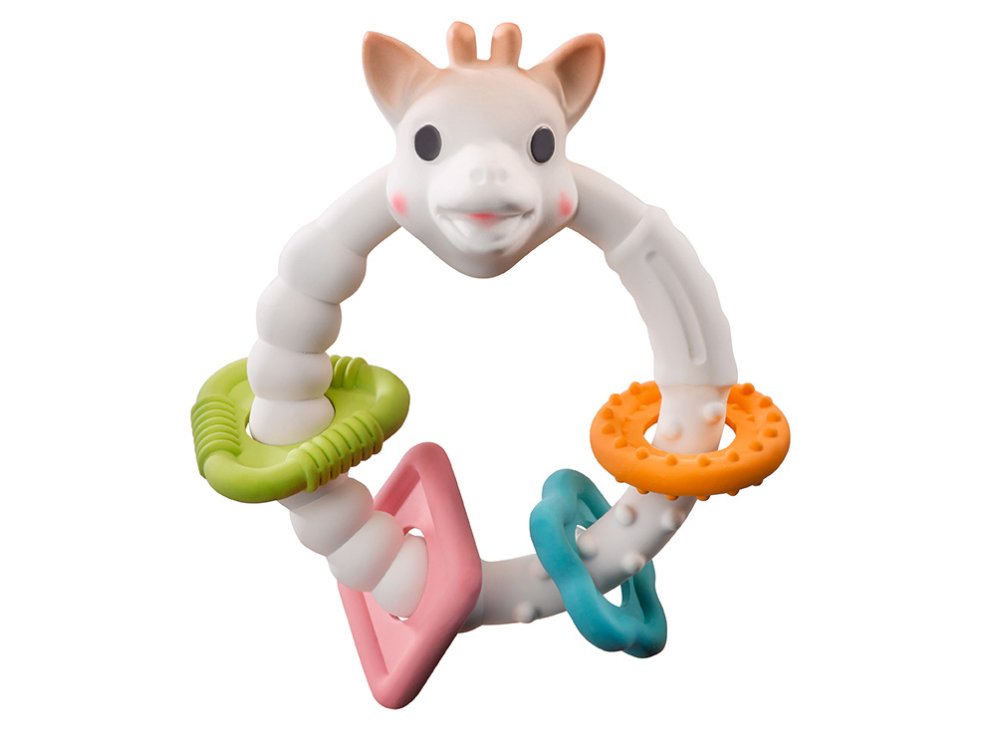 Sophie La Girafe Color Rings, Πολύχρωμος Δακτύλιος Οδοντοφυΐας, 1τμχ