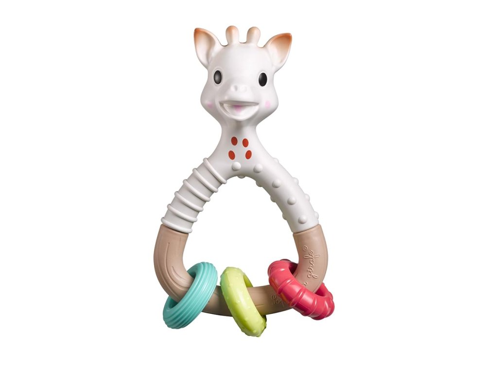 Sophie La Girafe Hocket Bioplastique, Σόφι καμηλοπάρδαλη Φυσική κουδουνίστρα, 1τμχ