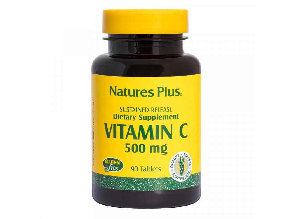 Nature's Plus Vitamin C 500mg Rose Hips 90tabs