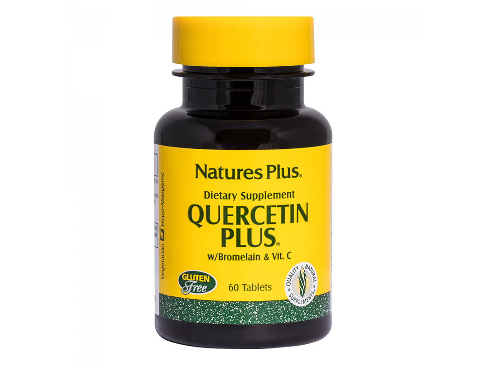 Nature's Plus Quercetin Plus with Vitamin C & Bromelain 60tabs