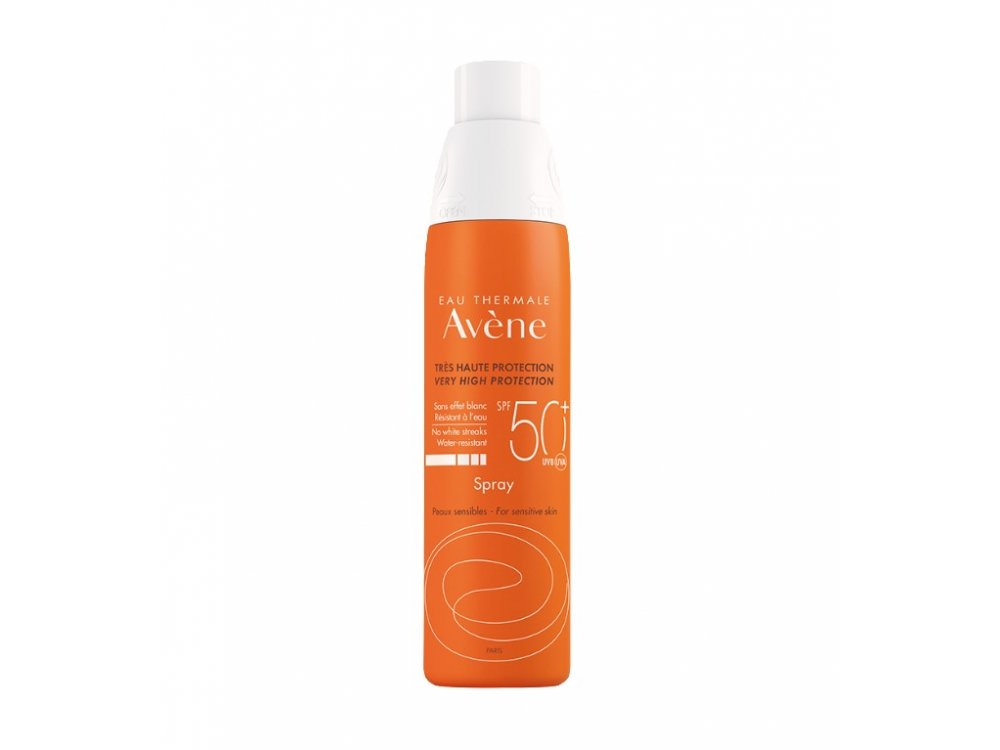 Avene Spray SPF50+ Αντιηλιακό Προσώπου & Σώματος σε Μορφή Σπρέι για το Ευαίσθητο Δέρμα, 200ml