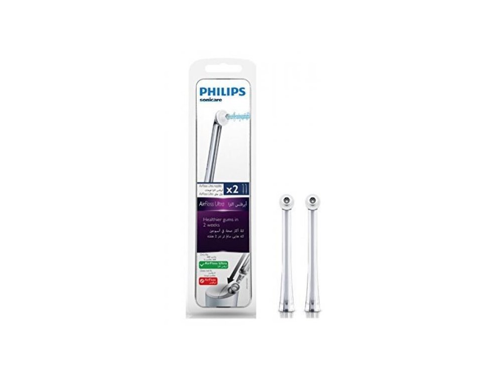 Philips Sonicare Air Floss Ultra Silver HX8032/07 Ανταλλακτικά Ακροφύσια, 2τμχ