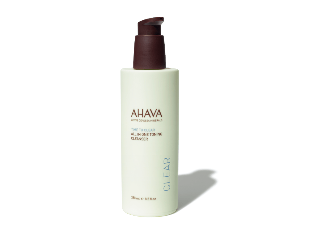 Ahava Time To Clear All-In-One Toning Cleanser, Γαλάκτωμα Καθαρισμού Προσώπου & Ματιών, 250ml