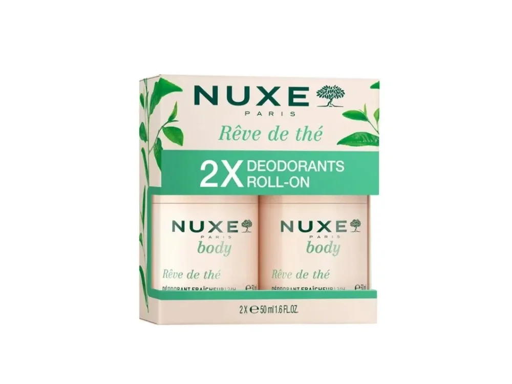 Nuxe Promo 1+1 Δώρο Reve de The Roll-On για 24H Αποσμητική Προστασία, 2x50ml