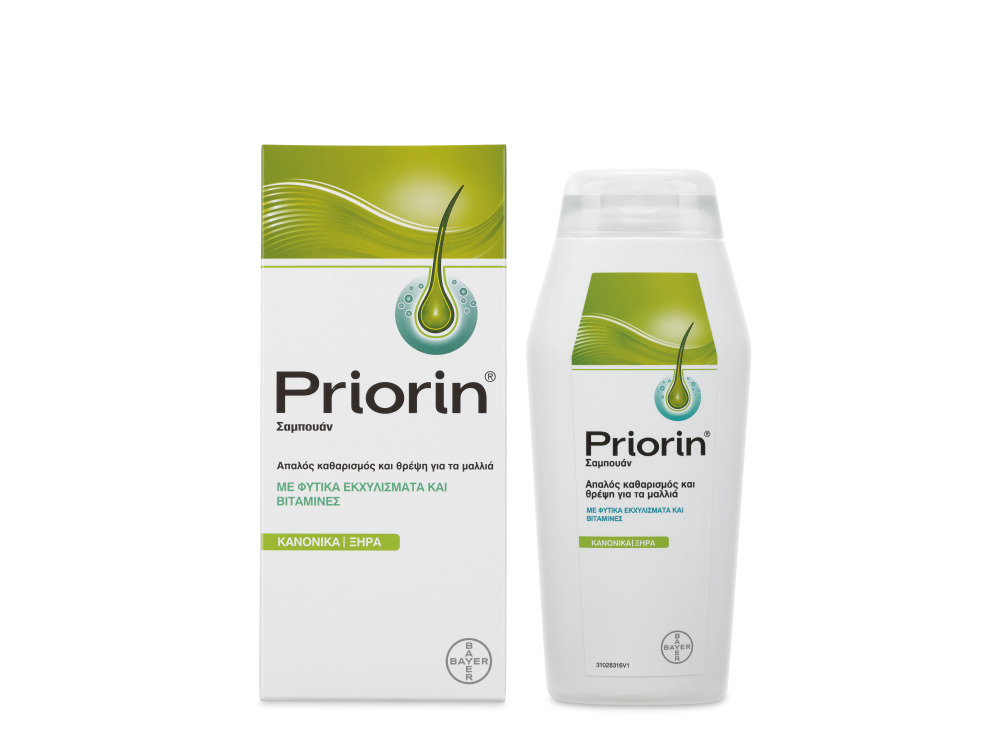 Priorin Extra Promo, 60caps & Δώρο Priorin Σαμπουάν Θρέψης με Φυτικά Εκχυλίσματα & Βιταμίνες για Κανονικά ή Ξηρά Μαλλιά, 200ml, 1σετ