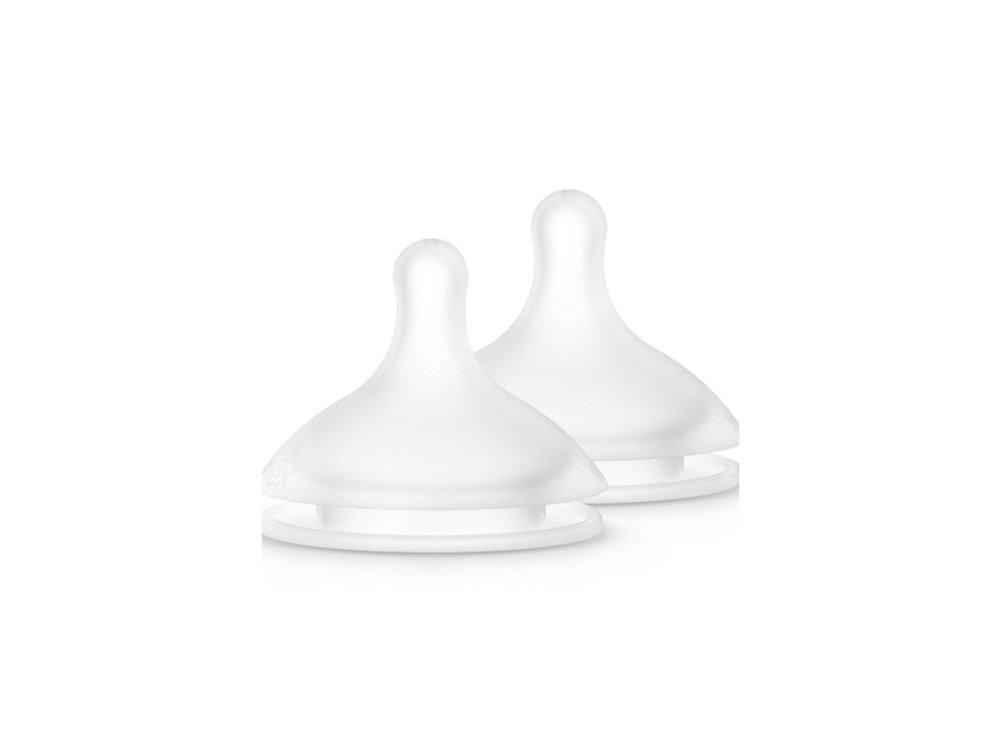 Suavinex SX Pro Small Φυσιολογικές Θηλές Σιλικόνης Αργής Ροής 0+Μ (Σετ 2τμχ)