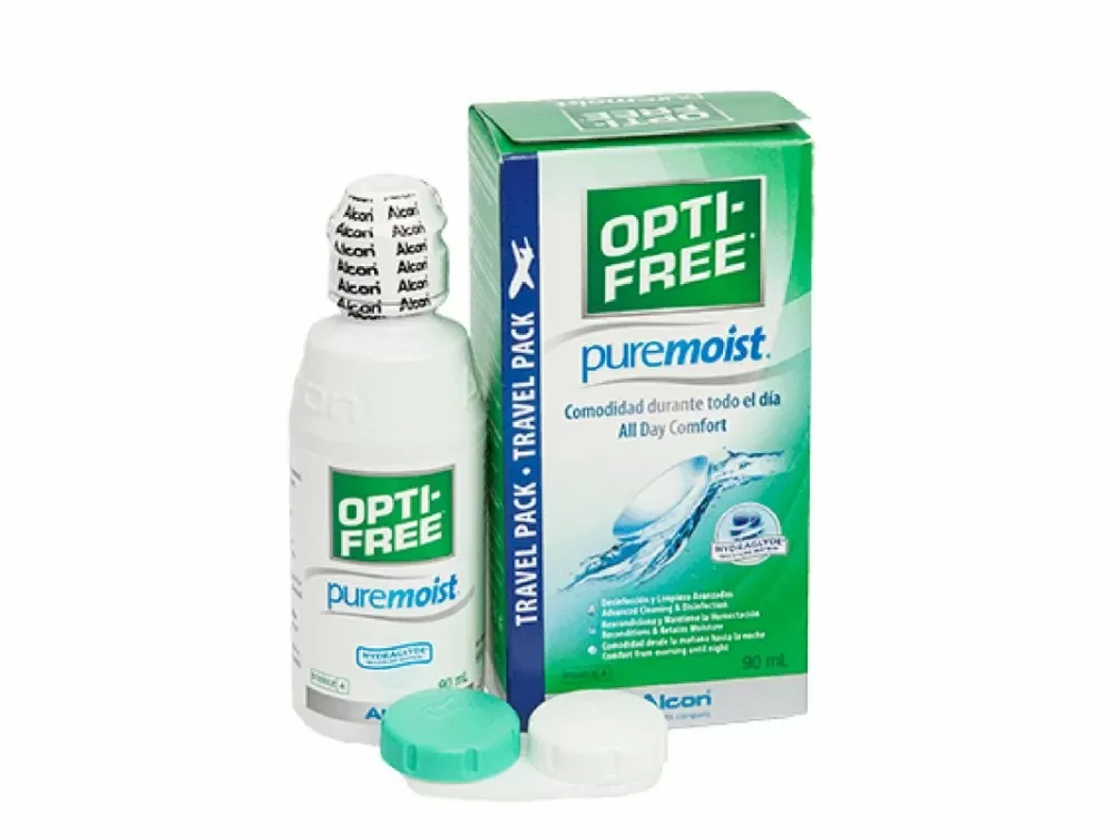 Opti-Free Pure Moist Travel Pack, All Day Comfort, 90ml