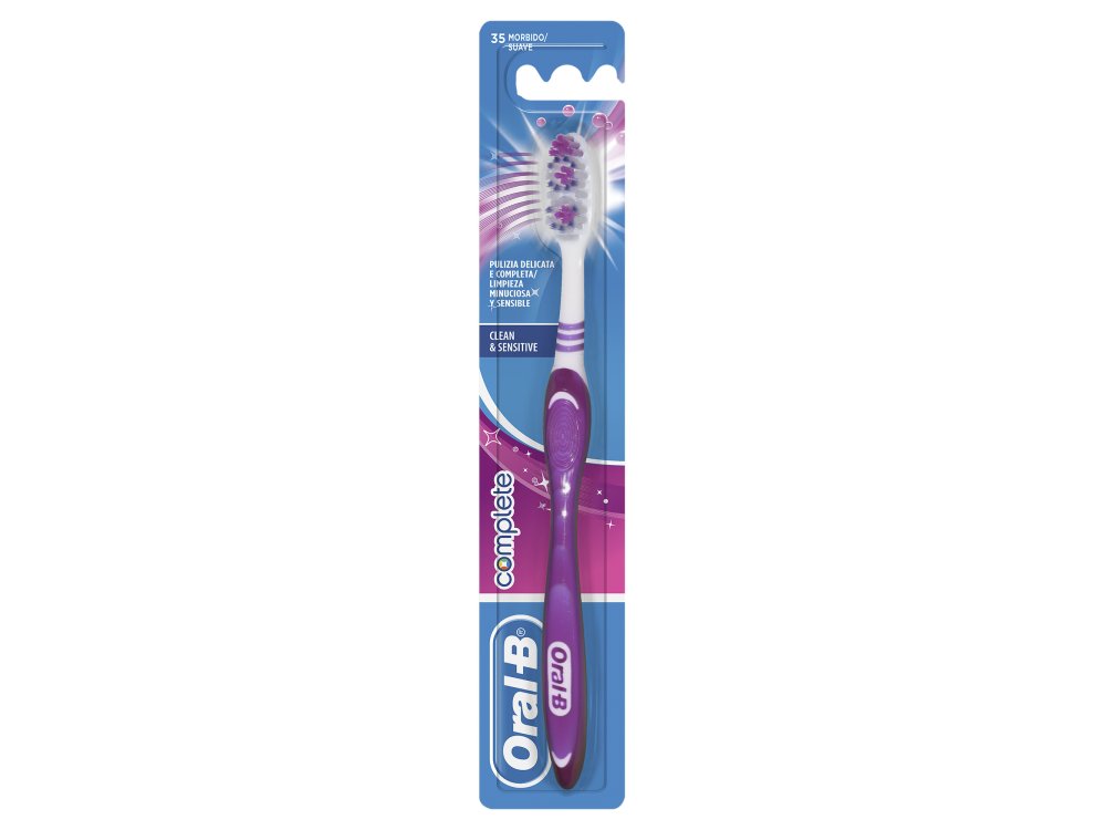 Oral-B Complete Clean & Sensitive N.35 Οδοντόβουρτσα Μαλακή, 1τμχ