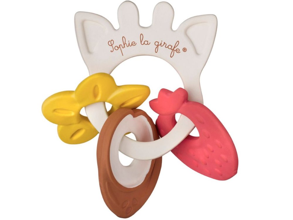 Sophie La Girafe Fragrance Ring 0m+, Σόφι καμηλοπάρδαλη Αρωματικός δακτύλιος οδοντοφυΐας, 1τμχ