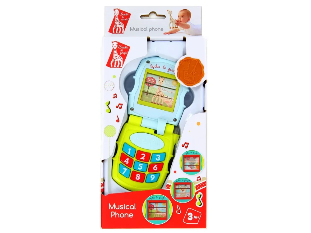 Sophie La Girafe Musical Phone, Μουσικό Τηλέφωνο, 1τμχ