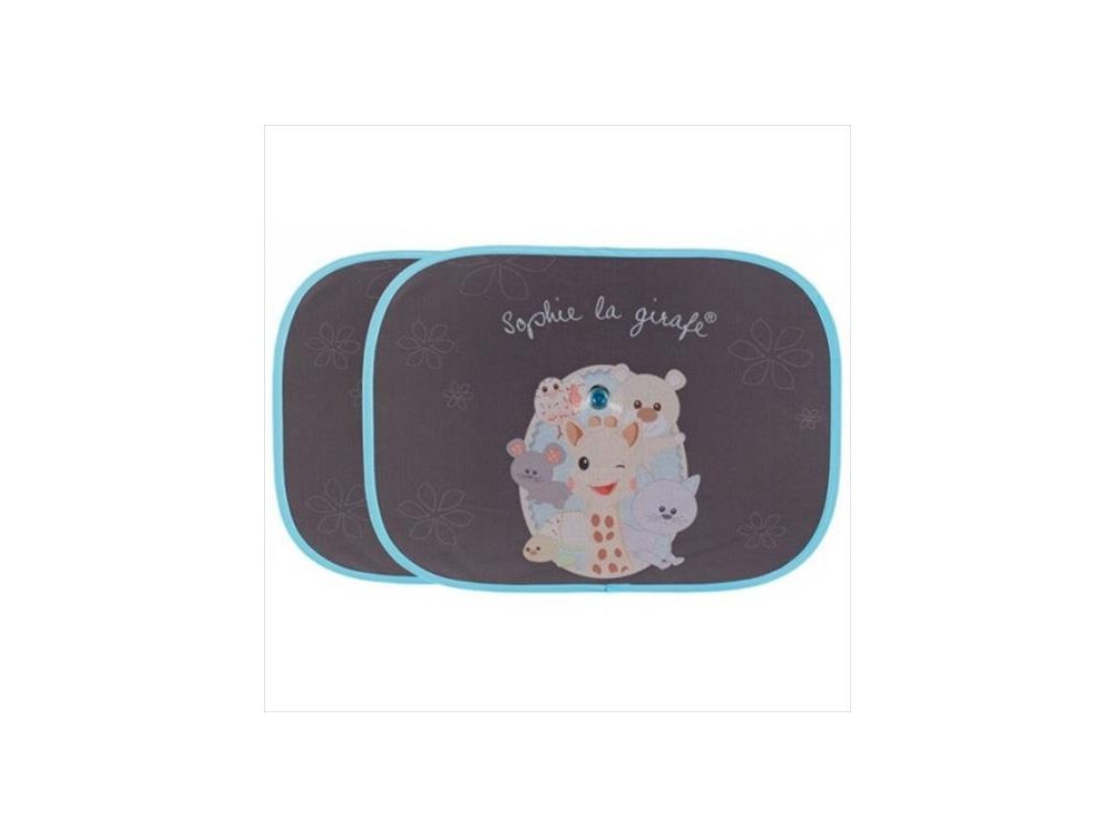 Sophie La Girafe Set Sun Shades, Ηλιοπροστασίες Αυτοκινήτου Σόφι 49 x 36cm, 2τμχ