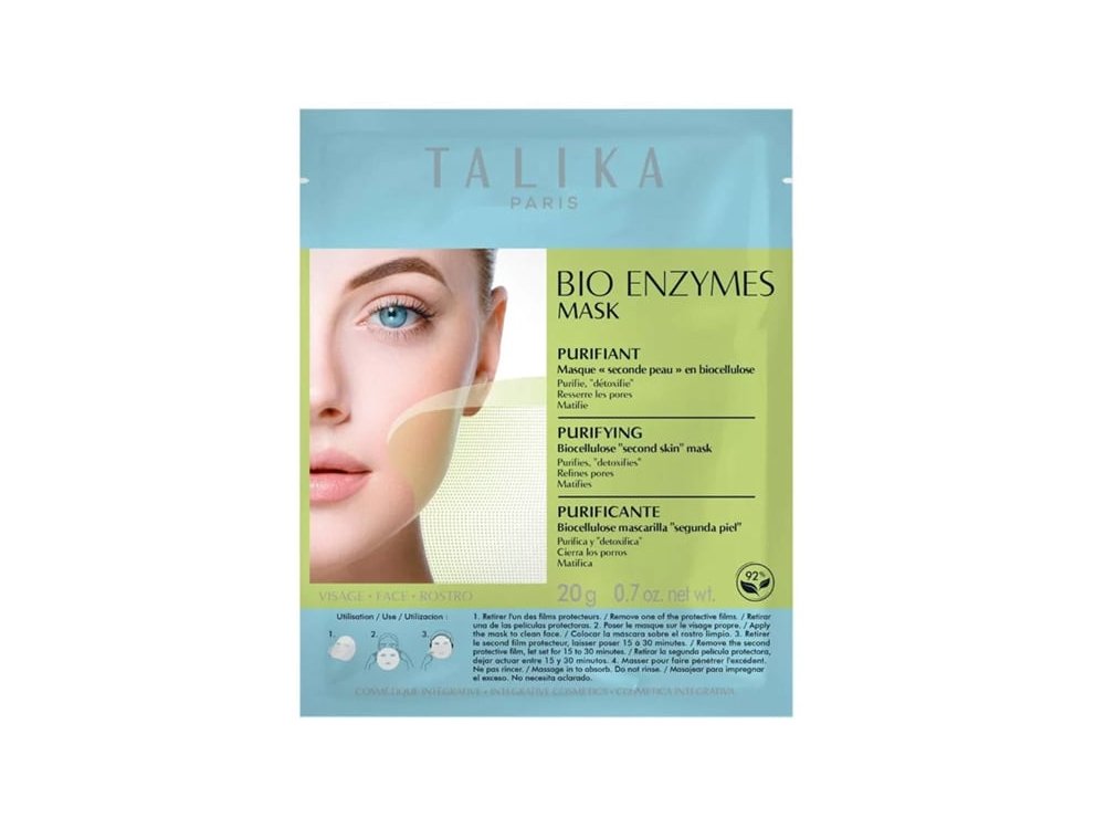 Talika Paris Bio Enzymes Purifying Mask, Βιο-Ενζυμική Αντιγηραντική Μάσκα Προσώπου & Λαιμού, 1τεμ