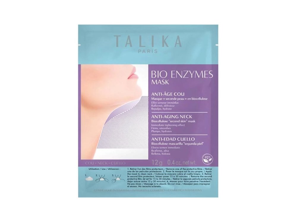Talika Bio Enzymes Anti-Aging Neck Mask, Αντιγηραντική Μάσκα Λαιμού, 1τεμ