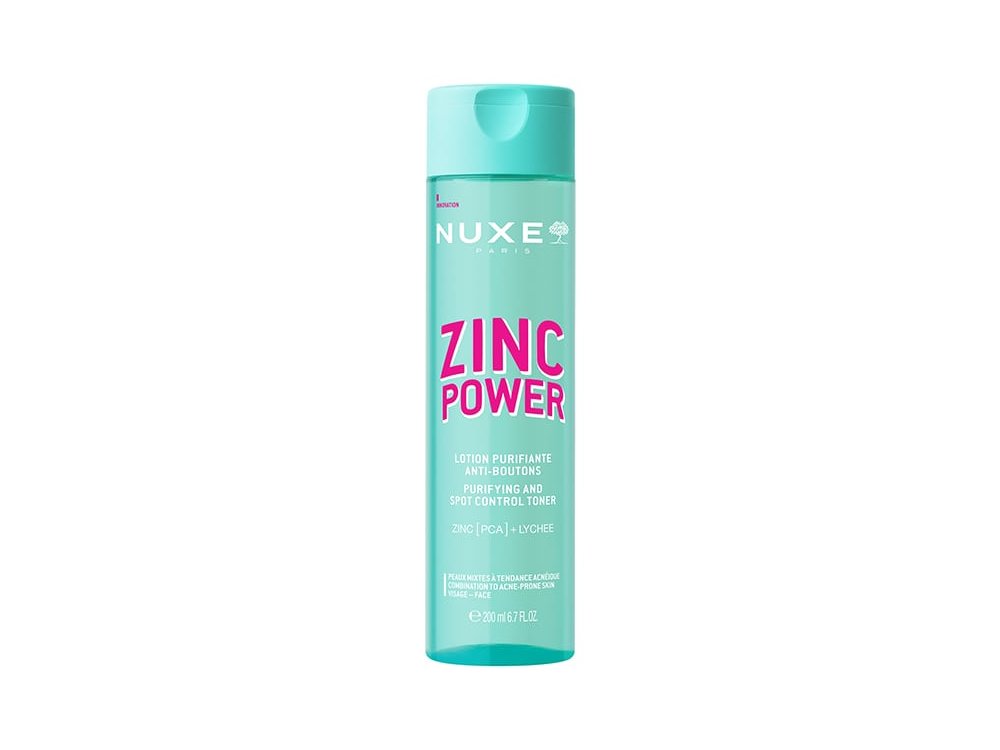 Nuxe Zinc Power Purifying and Spot Control Τόνερ Καθαρισμού για Μείωση Πόρων, 200ml