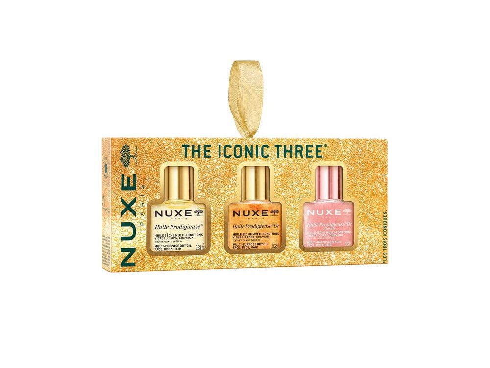 Nuxe Xmas Promo Huile Prodigieuse 10ml & Huile Prodigieuse Or 10ml & Huile Prodigieuse Or Florale, Ξηρό Λάδι για Πρόσωπο, Σώμα & Μαλλιά10ml