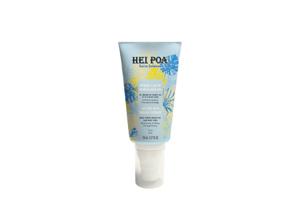 Hei Poa Soins Solaires After Sun Milky Spray, Γαλάκτωμα Περιποίησης για Μετά τον Ήλιο με Tahiti Monoi Oil & Aloe Vera, 150ml