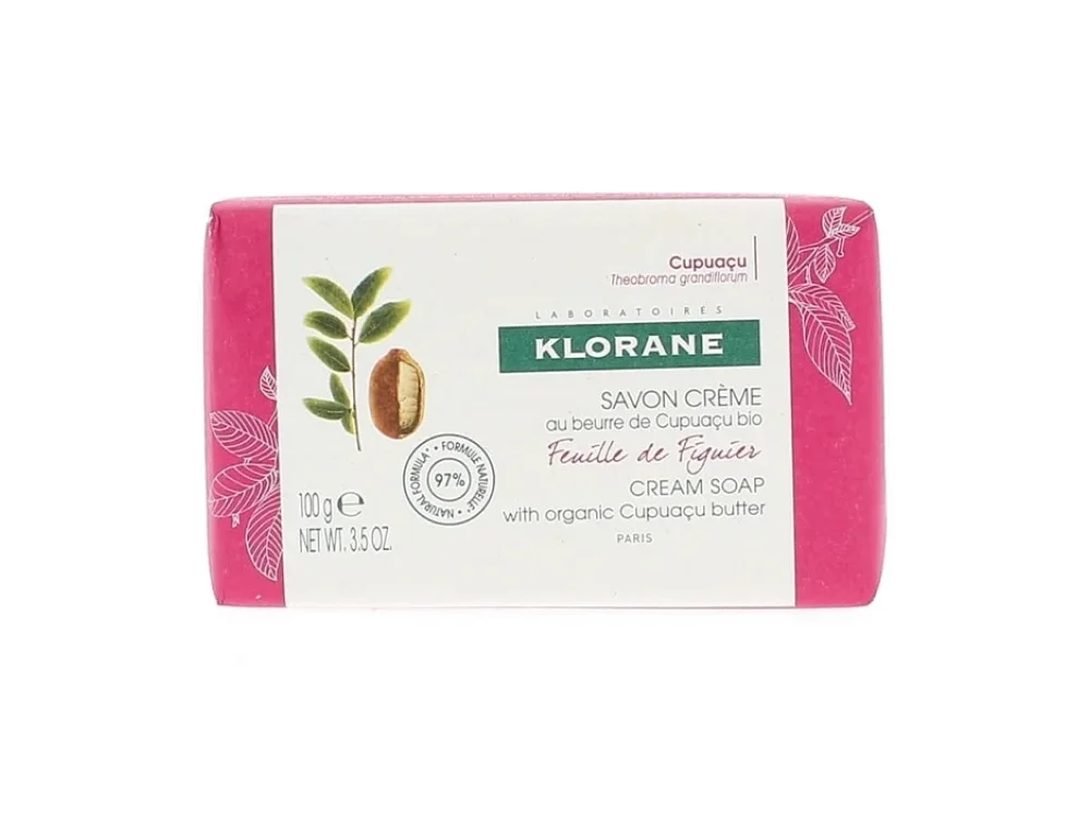 Klorane Savon Creme de Figuier, Στέρεη πλάκα σαπουνιού, 100gr