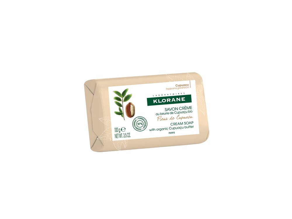 Klorane Fleur De Cupuacu, Στέρεη πλάκα σαπουνιού, 100gr