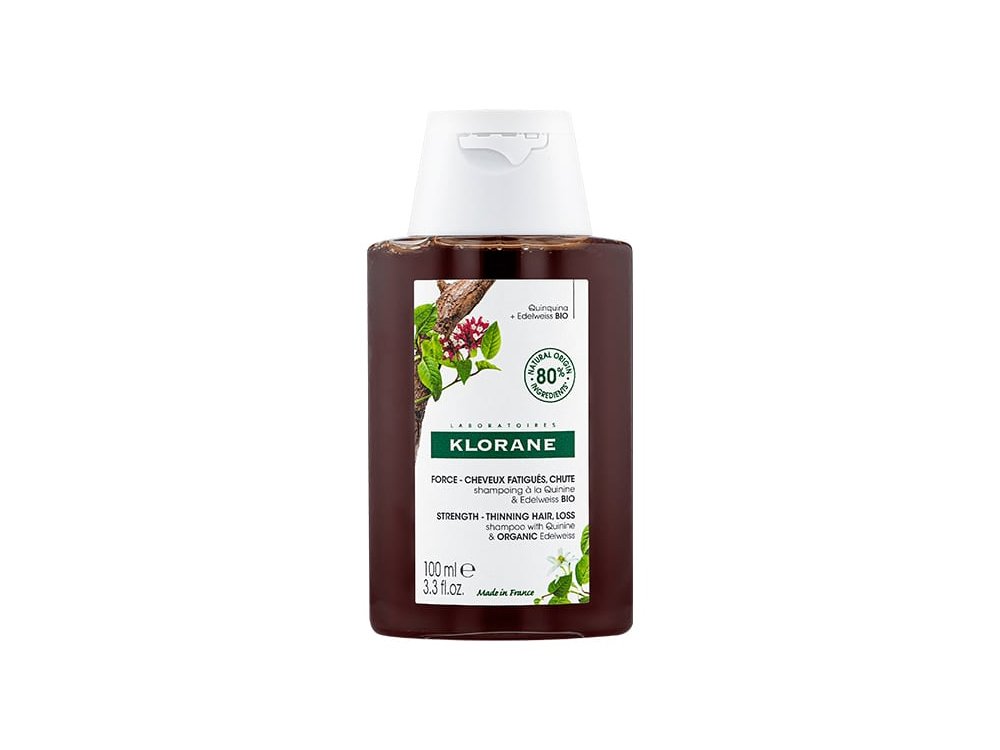 Klorane Force Shampoo Anti-Hair Loss with Quinine & Organic Edelweiss Δυναμωτικό Σαμπουάν κατά της Τριχόπτωσης με Εκχύλισμα Κινίνης & Βιολογικό Εντελβάις, 100ml
