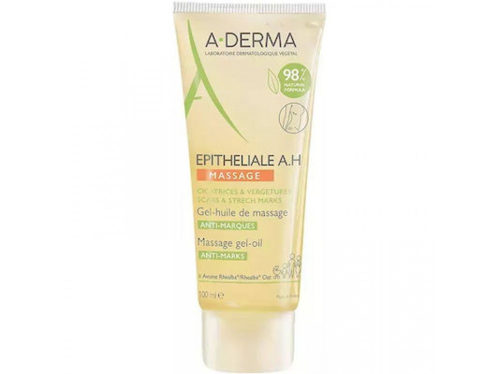 A-Derma Epitheliale A.H Massage, Τζελ Αντιμετώπισης Ουλών & Ραγάδων 100ml