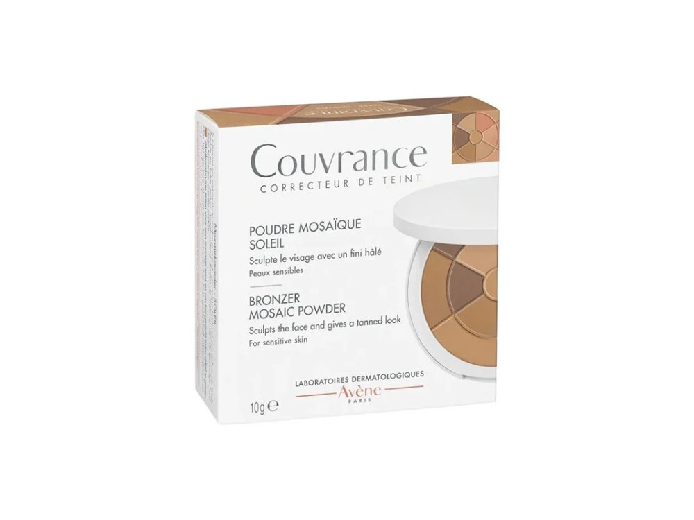 Avene Couvrance Soleil Mosaic Powder Πολύχρωμη Πούδρα Σκουρόχρωμη με Καφέ & Χρυσές Αποχρώσεις, 10gr
