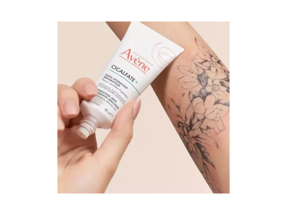 Avene Cicalfate+ Hydrating Skin Repairing Emulsion Post Tattoo Επανορθωτική Ενυδατική Φροντίδα Μετά από Τατουάζ, 40ml