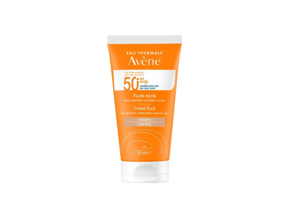 Avene Fluide Tinted TriAsorB SPF50+ Αντηλιακή Κρέμα Προσώπου με Χρώμα, 50ml