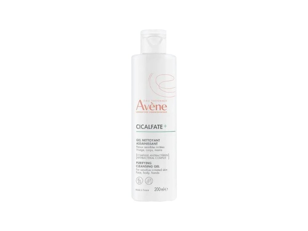 Avene Cicalfate+ Gel Nettoyant Assainissant Εξυγιαντικό Τζελ Καθαρισμού για Ευαίσθητο & Ερεθισμένο Δέρμα, 200ml