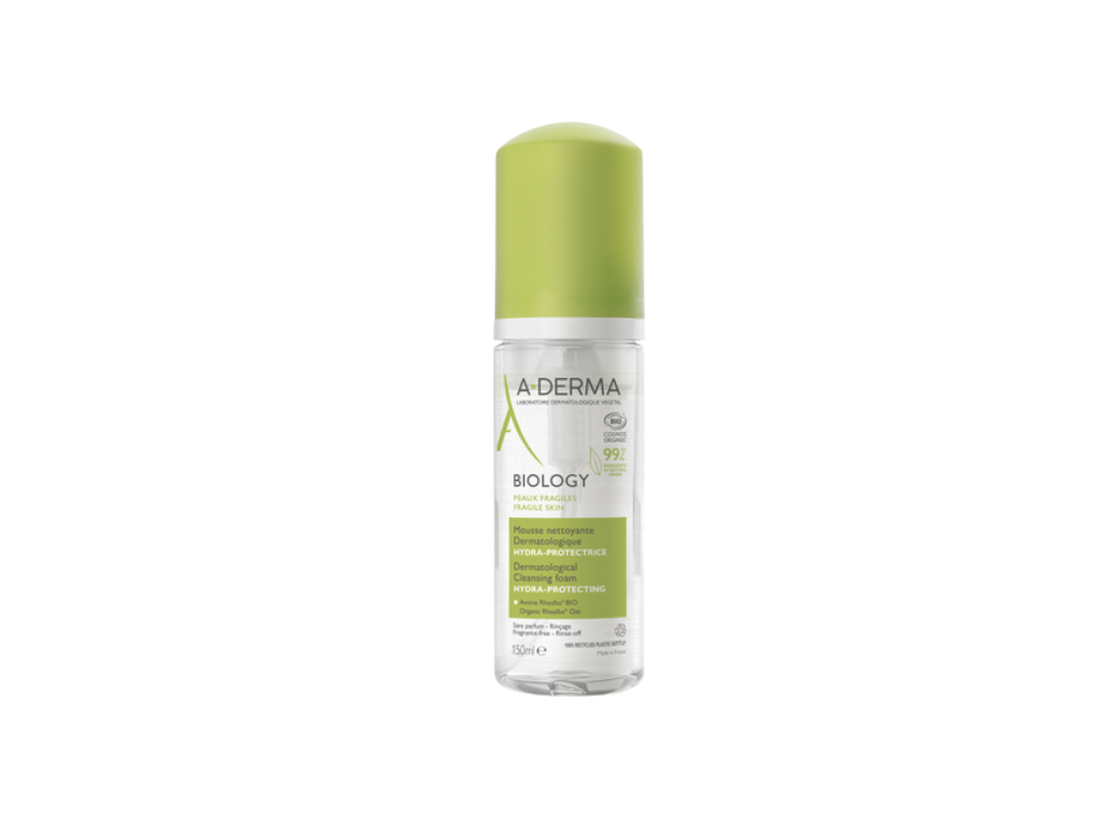 A-Derma Biology Hydra-Protective Cleansing Foam, Αφρός Καθαρισμού, 150ml