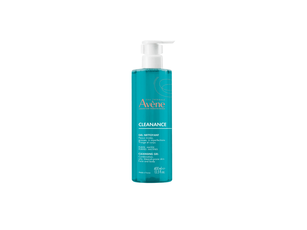 Avene Cleanance Gel Καθαρισμού Nettoyant, Καθαρισμός Προσώπου-Σώματος για Λιπαρά Δέρματα, 400ml