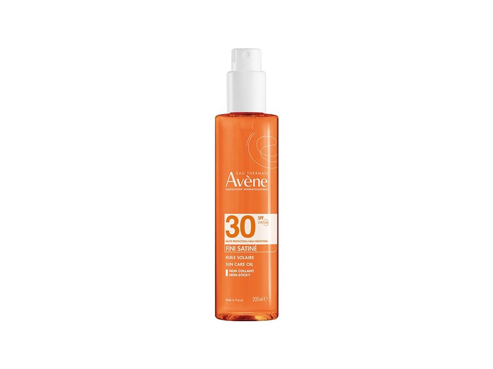 Avene Eau Thermale Fini Satine Αντηλιακό Λάδι Σώματος SPF30, 200ml