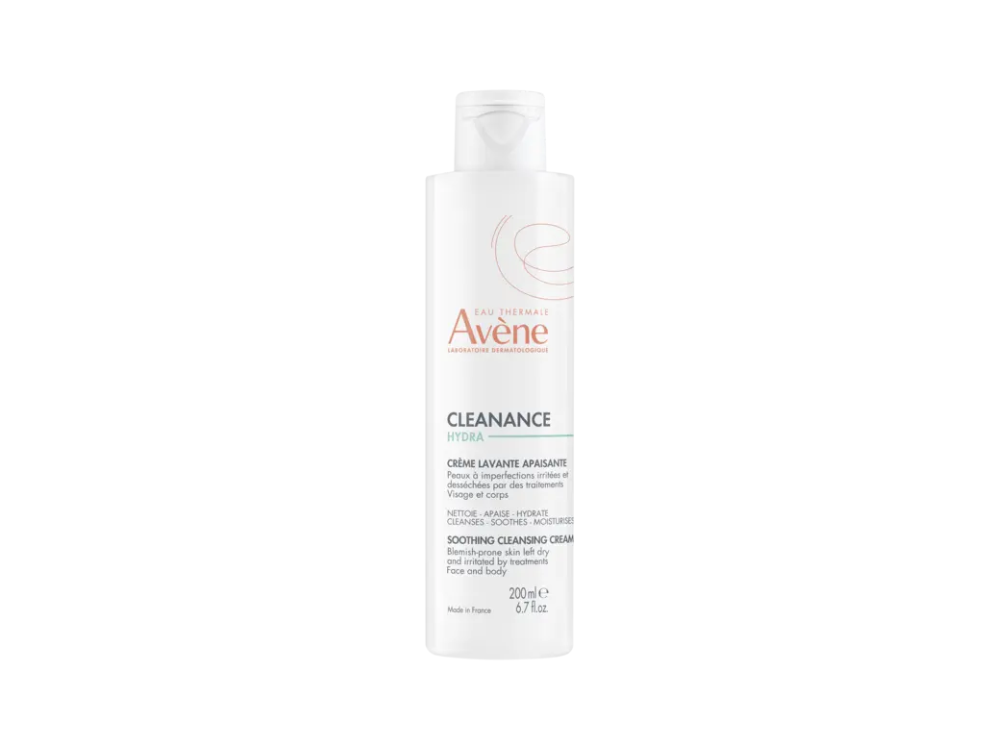 Avene Cleanance Hydra Soothing Cleansing Cream, Κρέμα Καθαρισμού για το Δέρμα υπό Ξηραντική Αγωγή, 200ml