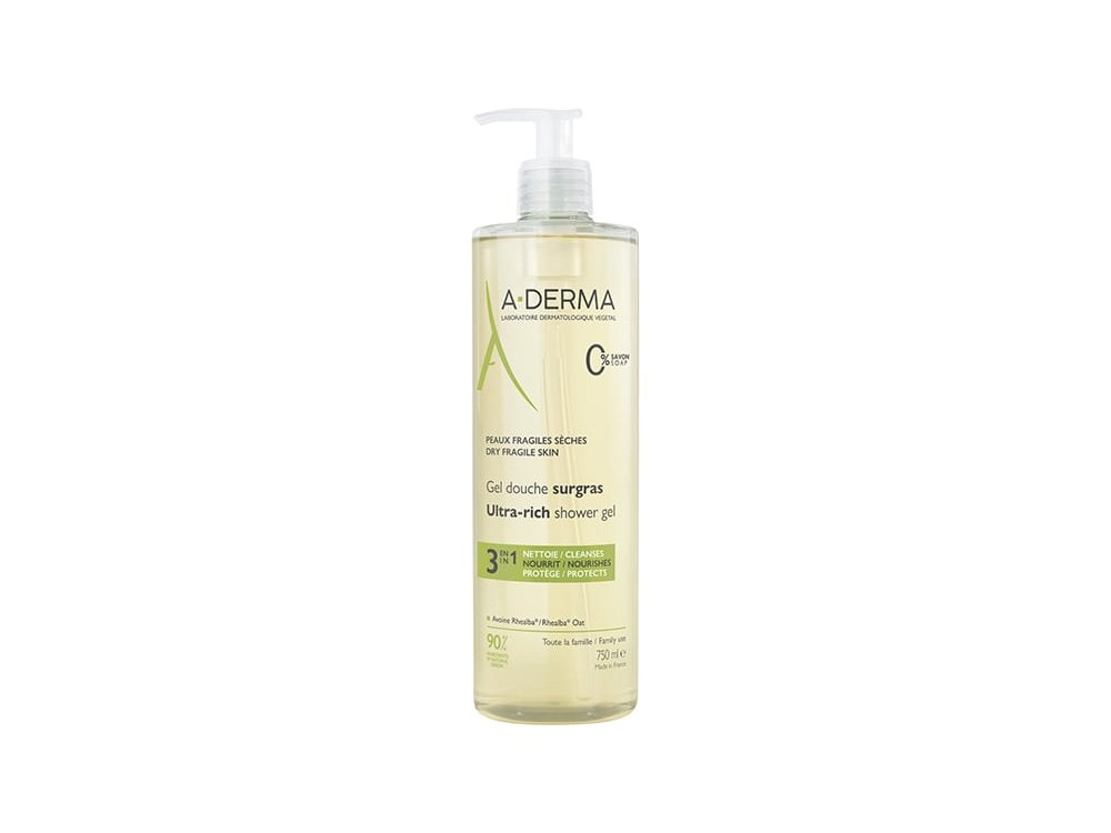 A-Derma The Essentials, Tζέλ Καθαρισμού για Ξηρό Δέρμα, 750ml