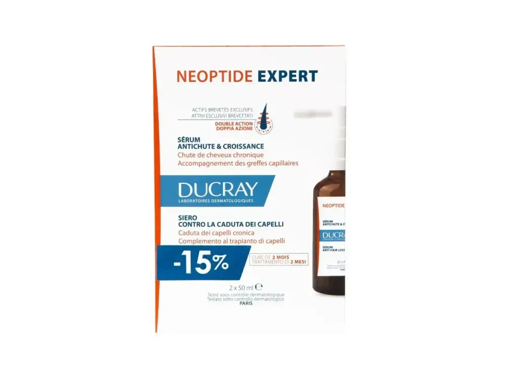 Ducray Neoptide Expert Promo -15% Anti-hair Loss & Growth Serum Ορός Τριχόπτωσης & Ανάπτυξης Μαλλιών, 2x50ml