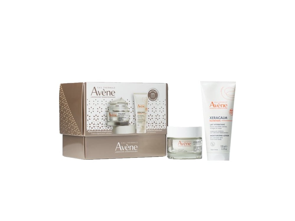 Avene Promo Hyaluron Activ B3 Κρέμα Kυτταρικής Aνανέωσης, 50ml & Δώρο XeraCalm Nutrition Moisturizing Lotion Ενυδατική Λοσιόν, 100ml, 1σετ