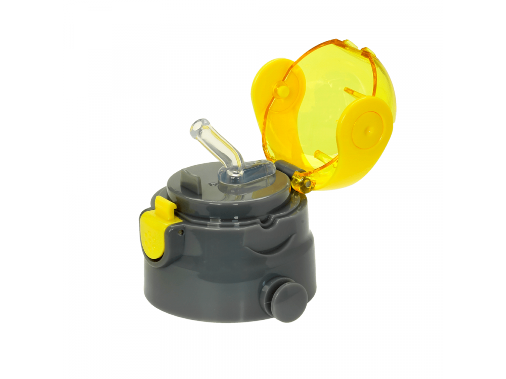 Eco Life Aνταλλακτικό πώμα για Kids Θερμούς-Παγούρια, Κίτρινο, 400ml