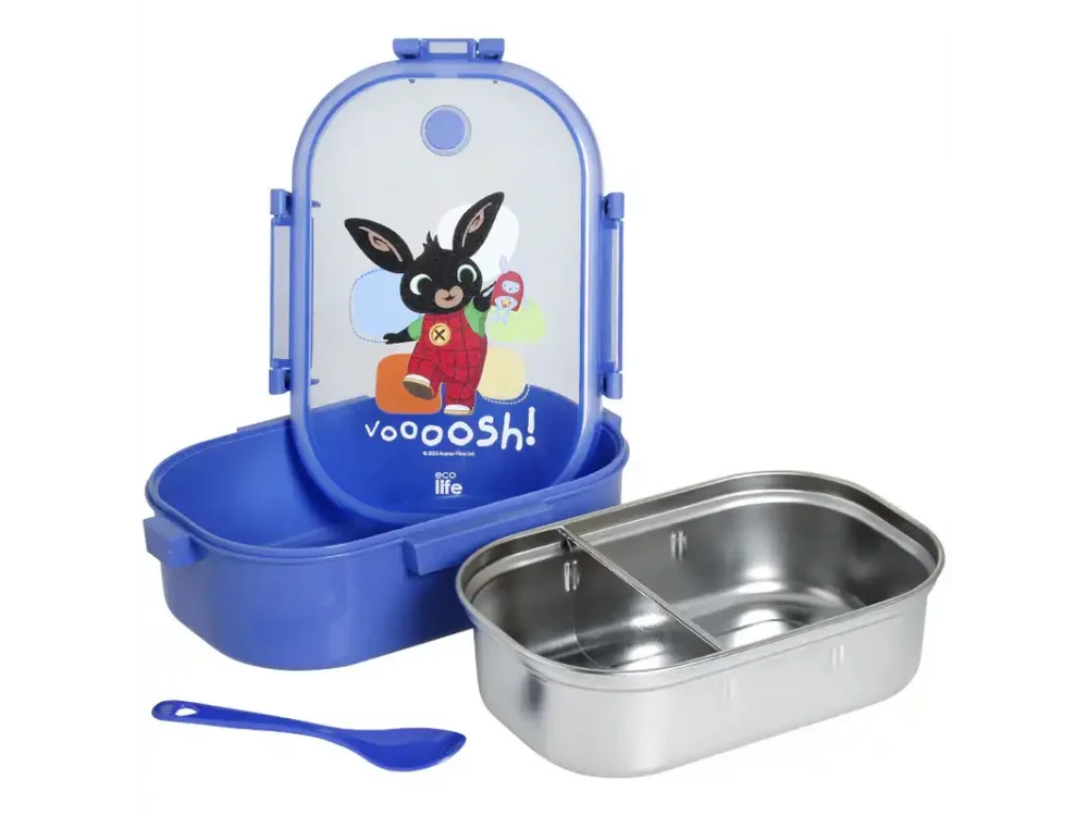 EcoLife Food Container Bing Voooosh, Φαγητοδοχείο με Χώρισμα, 900ml