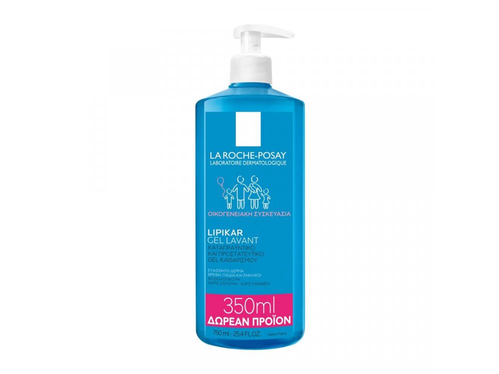 La Roche Posay Lipikar Gel Lavant Καθαρισμός Προσώπου & Σώματος, 750ml