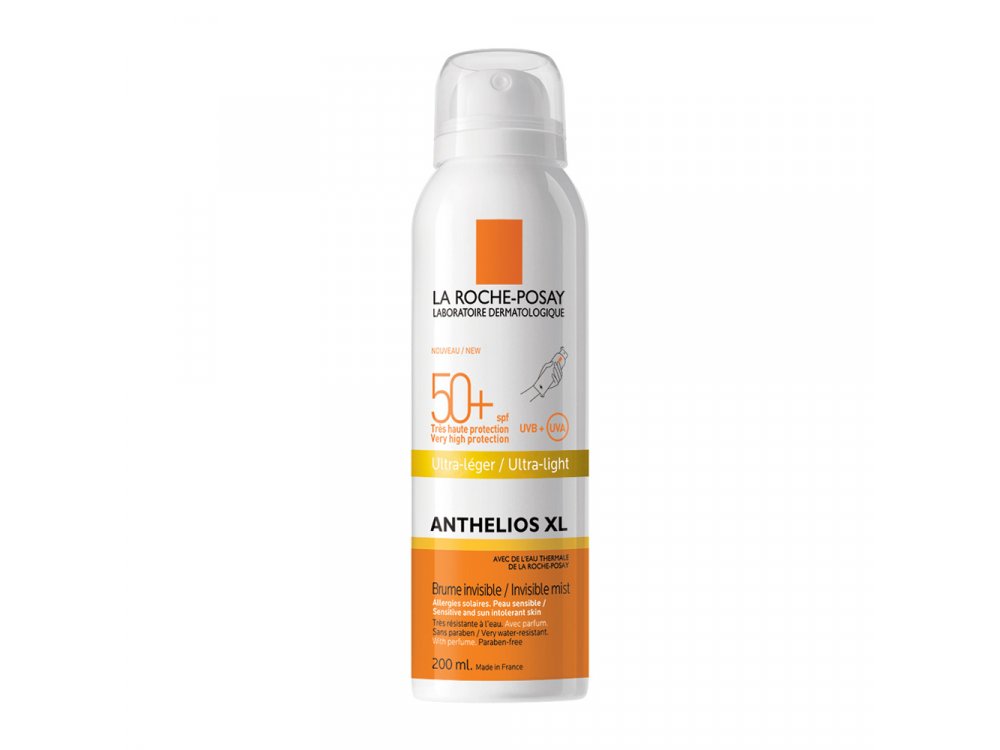 La Roche Posay Anthelios XL 50+ Ultra Light Invisible, Αντηλιακό Mist Σώμα, 200ml