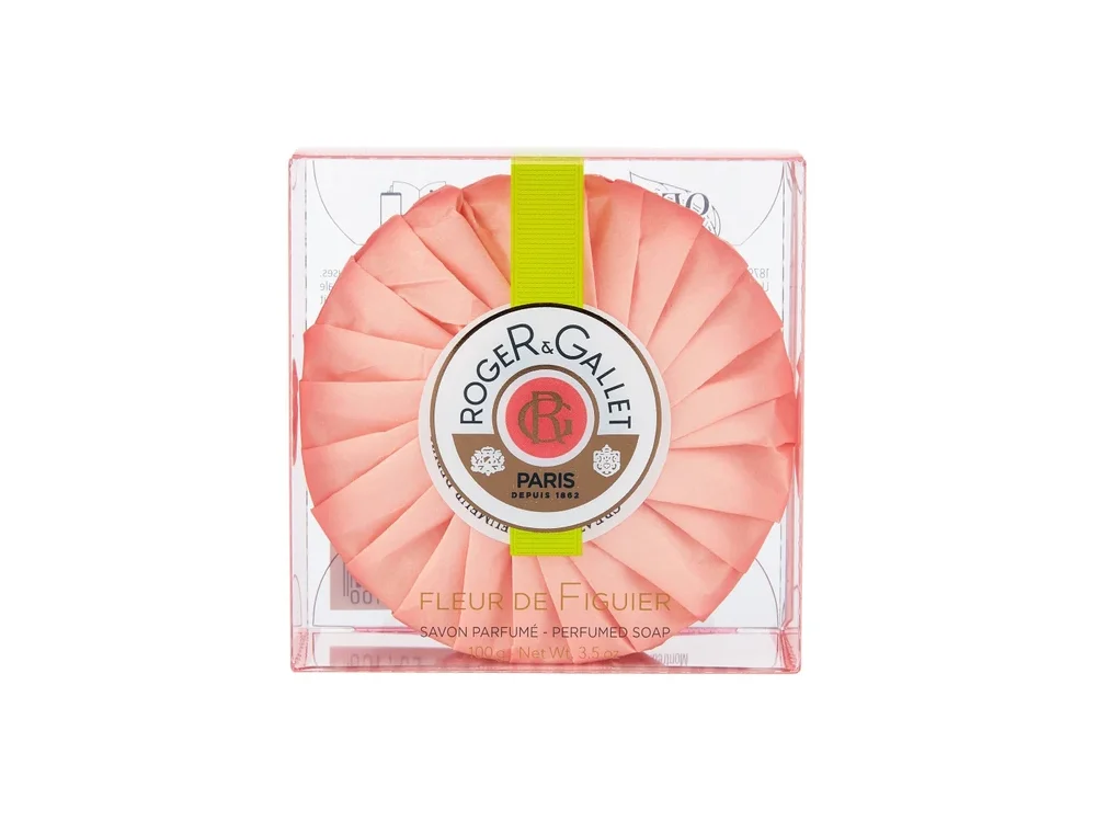 Roger & Gallet Fleur de Figuier Soap Bar, Αναζωογονητικό Φυτικό Σαπούνι Σώματος με Άρωμα Ανθού Συκιάς, 100gr