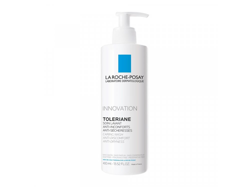 La Roche Posay Toleriane Innovation Caring Wash, Καθαρισμός Προσώπου για την Ευαίσθητη Επιδερμίδα 400ml